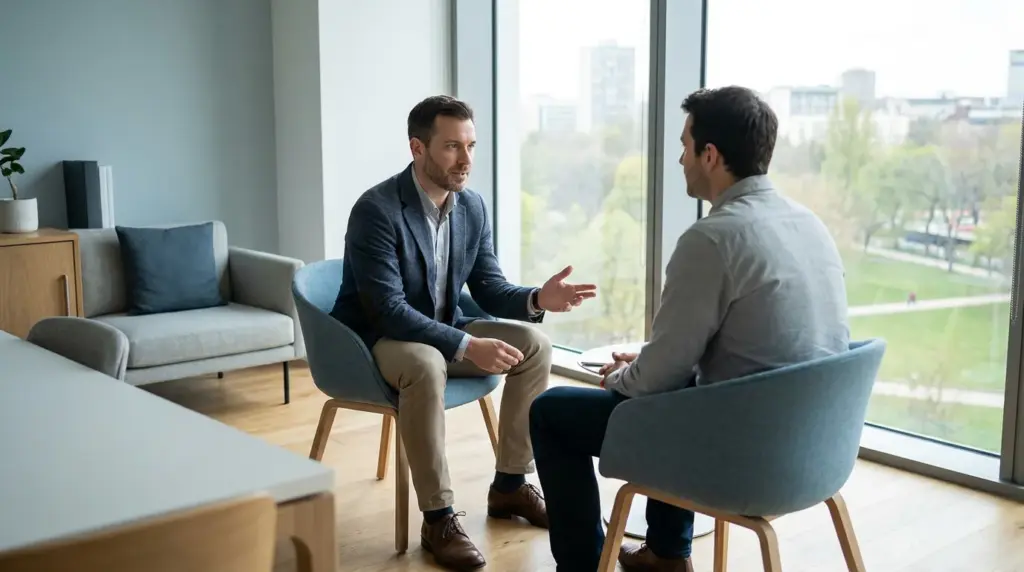 male relationship therapist