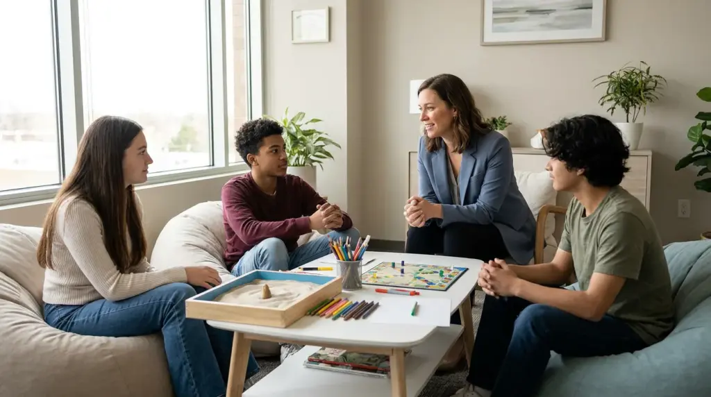 play therapy for teens